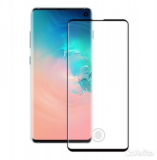 Защитное стекло на Samsung Galaxy s10