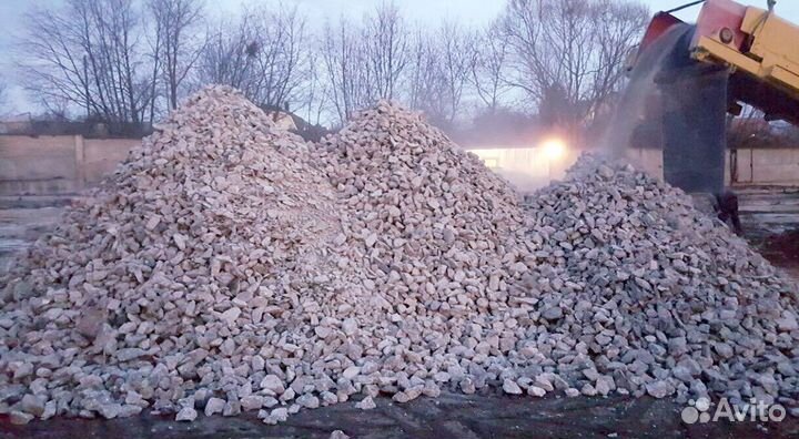 Щебень вторичный с доставкой