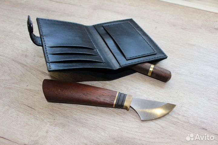 Портмоне мужской натуральная кожа ручная работа