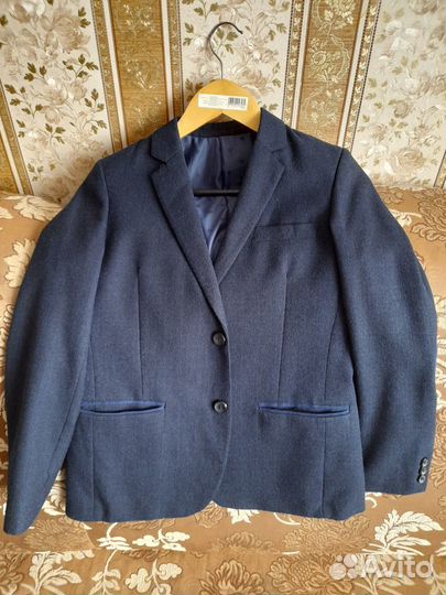 Пиджак школьный для мальчика 146-152