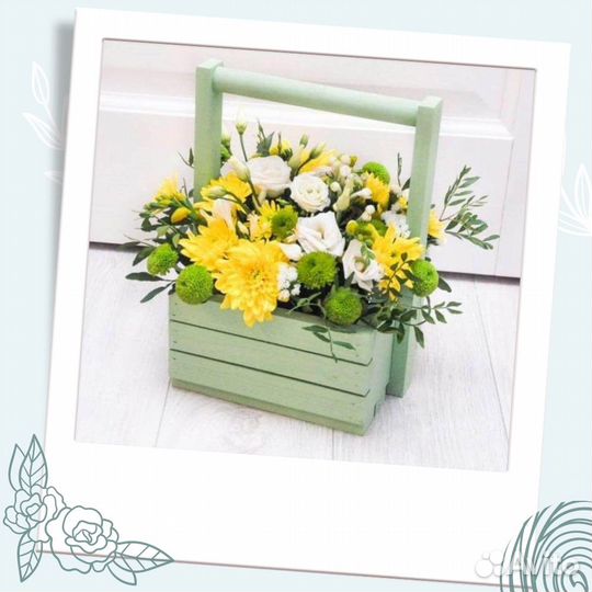 Цветы в ящике 007