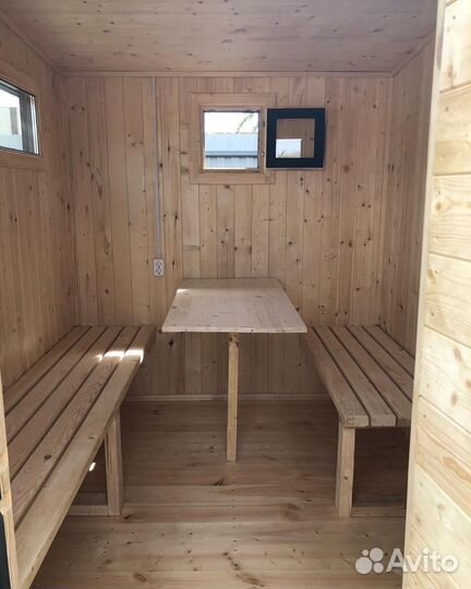 Баня каркасная