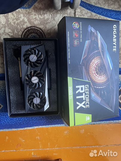 Видеокарта rtx3060ti gigabyte rev3.0