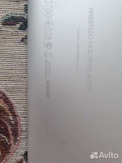 Планшет prestigio