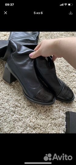 Сапоги ботфорты 37