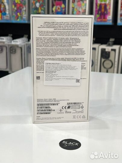 Телефон iPhone 11 Black 128GB