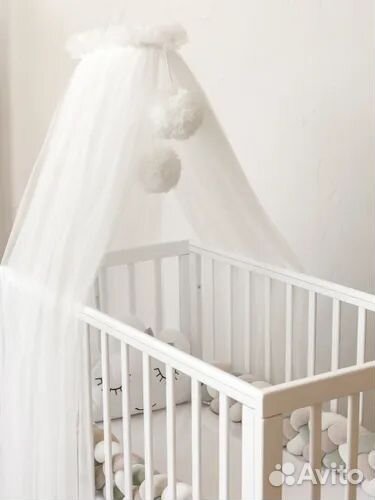 Бортики в кроватку принцессы