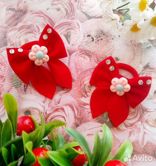 Резинки для волос ручной работы