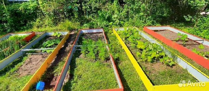 Грядки оцинкованные полимерные