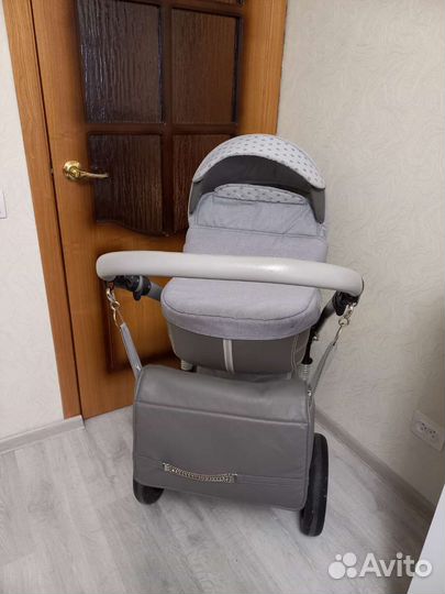 Коляска 3 в 1 экокожа