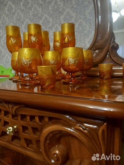 Новый шикарный комплект.хрусталь