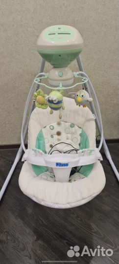 Детская электронная качелька