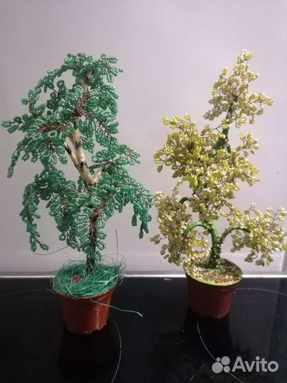 Дерево из бисера