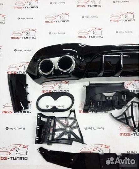 Диффузор с насадками A-Class w177 А45 (Хэтчбэк)