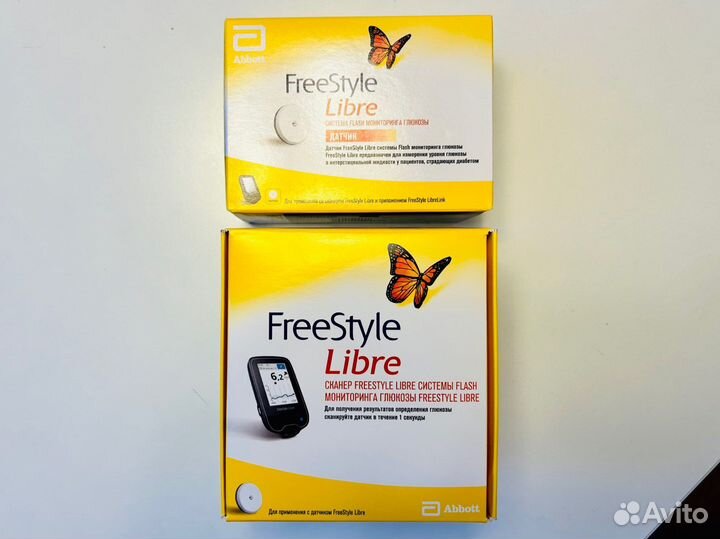 Датчик+сканер (ридер) Freestyle Libre 1. Россия