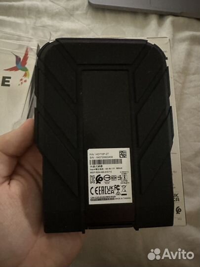 Внешний жесткий диск 2 тб adata HD710 pro 3.2 gen