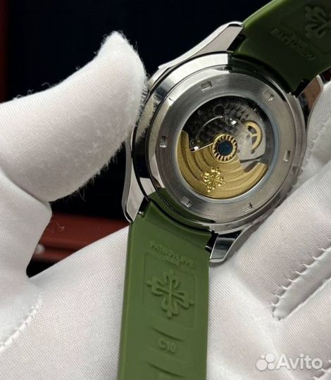 Patek Philippe steel green часы