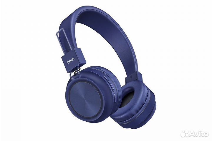 Беспроводные наушники hoco W25 синие