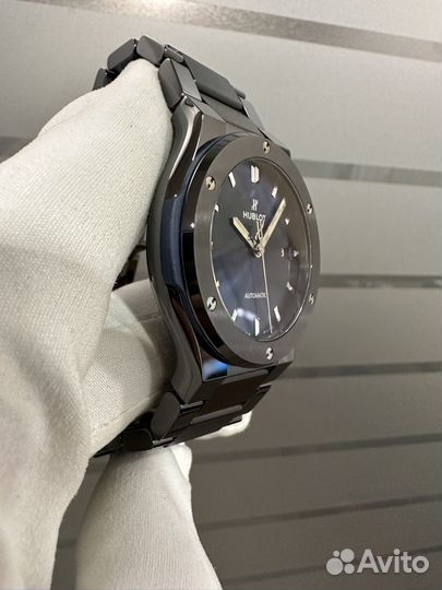 Hublot Ceramic Blue Bracelet 42mm New