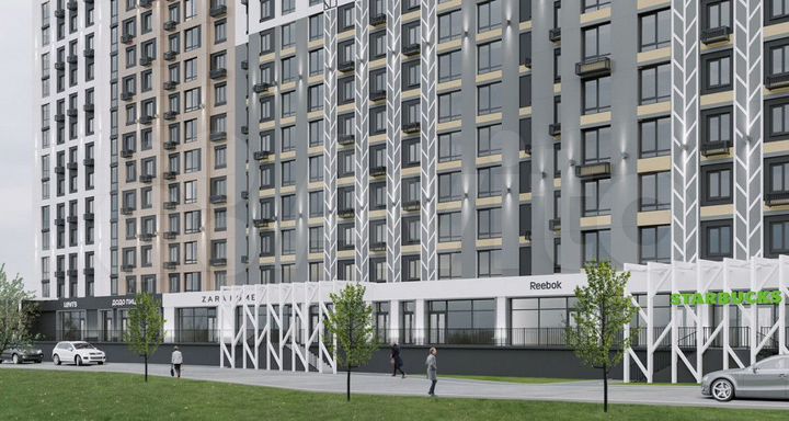 1-к. квартира, 53,4 м², 9/25 эт.