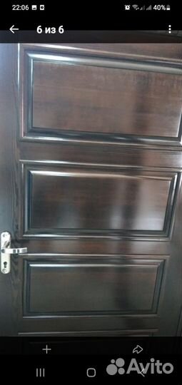 Дверь входная деревянная новая