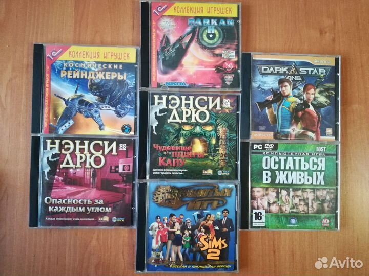 Компьютерные игры диски для пк бу