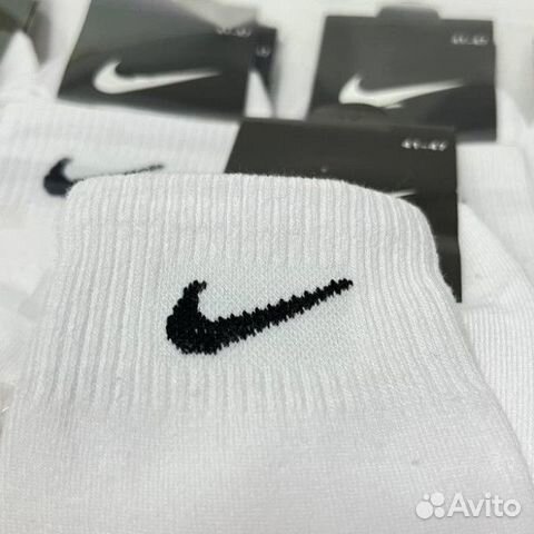 Носки Nike высокие белые