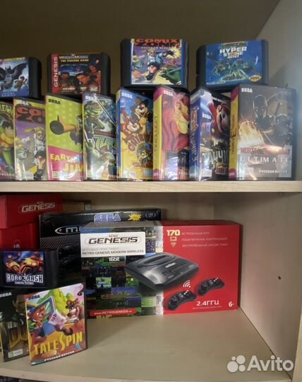 Игровая приставка sega 16 bit