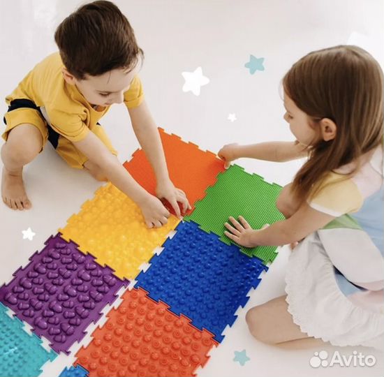 Акупунктурный / массажный детский коврик