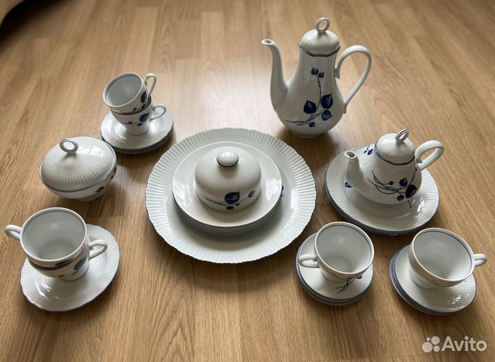 Чайно кофейный сервиз гдр