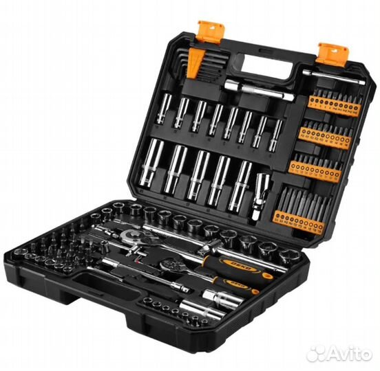 Набор инструментов для авто в чемодане Deco