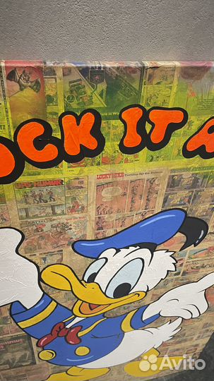 Большая современная картина Поп Арт Граффити