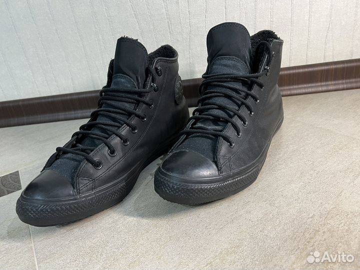 Кеды converse chuck taylor ALL star зимние черные