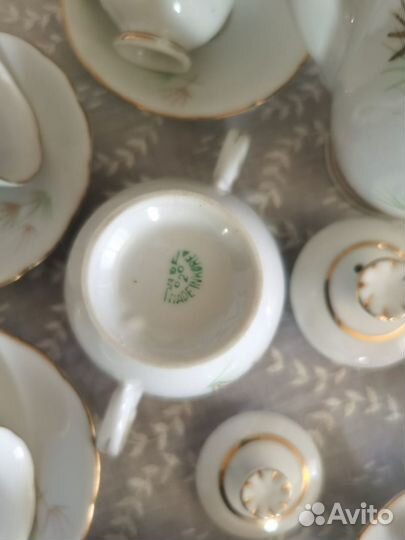 Сервиз винтажный кофейный