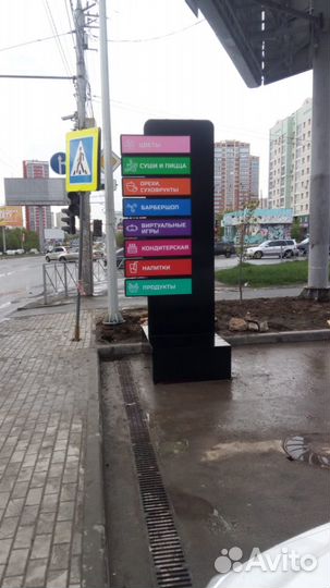 Наружная реклама: вывески, таблички, баннера