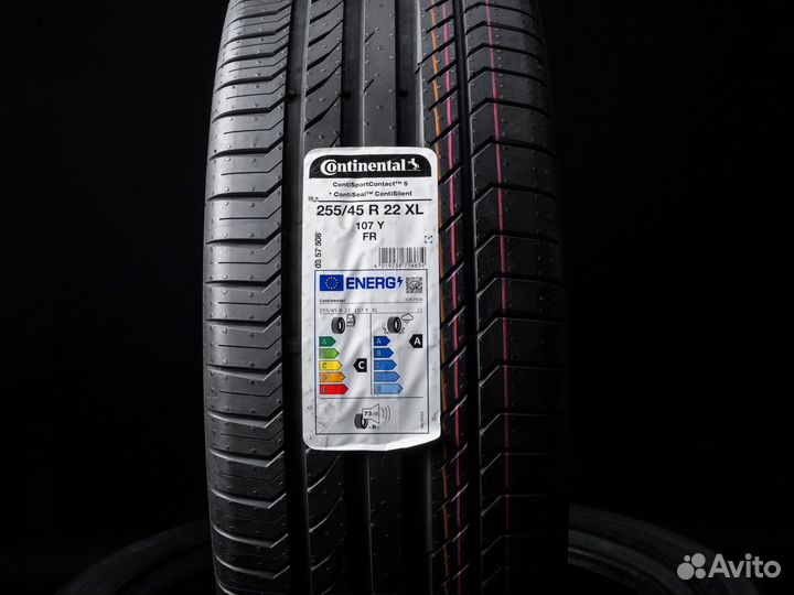 Continental ContiSportContact 5 ContiSeal 285/40 R22 и 255/45 R22 110Y