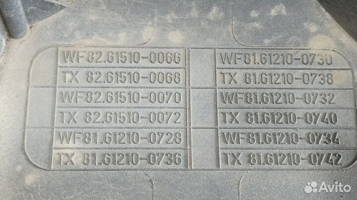 Накладка крыла Man Tga Tgl Tgs Tgx