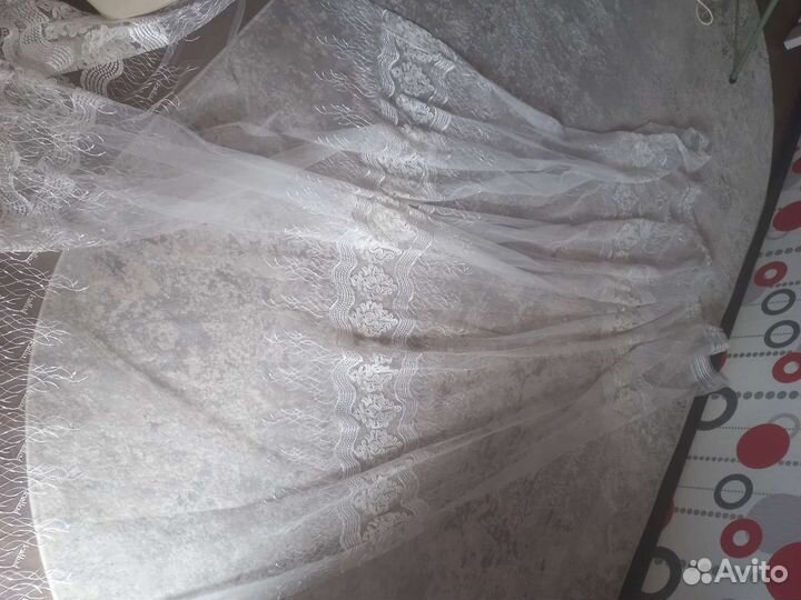 Тюль с вышивкой Турция