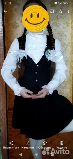 Жилетка для девочки школьная