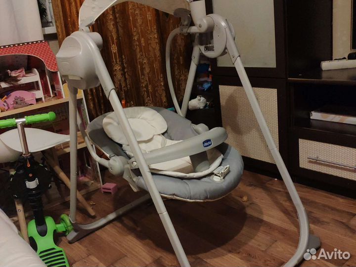 Детские электронные качели для новорожденных