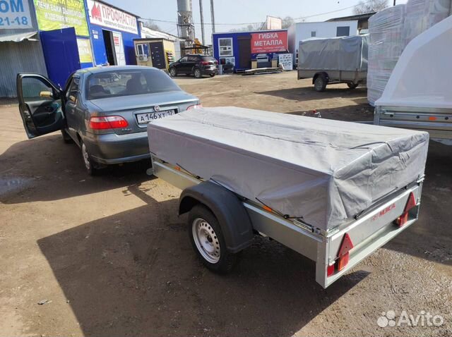 Прицеп 00.002 легковой с тентом 53 см. Для работы