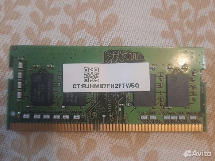 Оперативная память для ноутбука ddr4 8gb