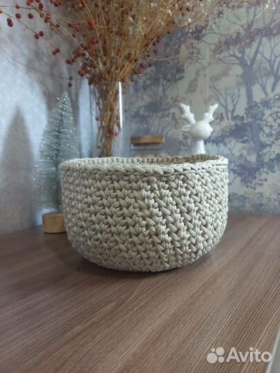 Корзинки из шнура