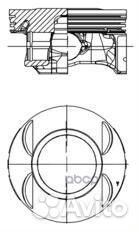 Поршень Kolbenschmidt 3104196050, 4196050