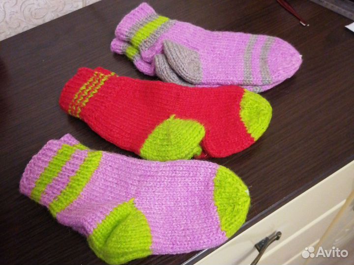 Носки вязаные детские ручной работы