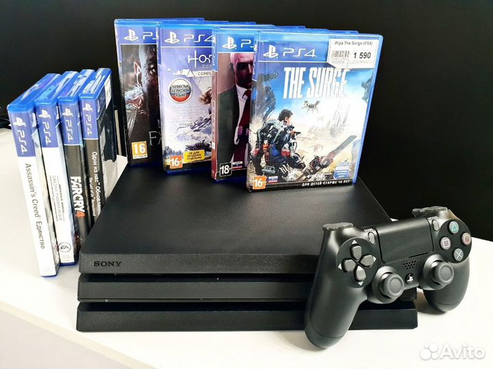 Игровая приставка PS4 Pro 1TB
