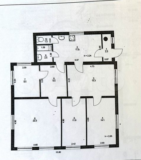 Дом 98,1 м² на участке 9,3 сот.