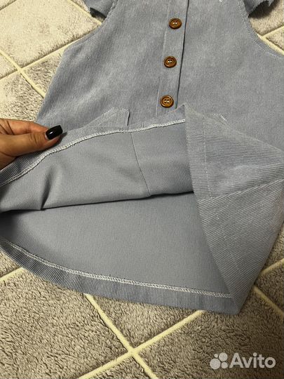 Вельветовый сарафан