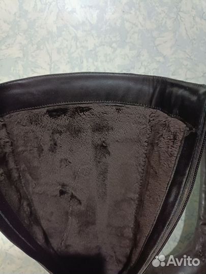 Сапоги женские натуральная кожа 36