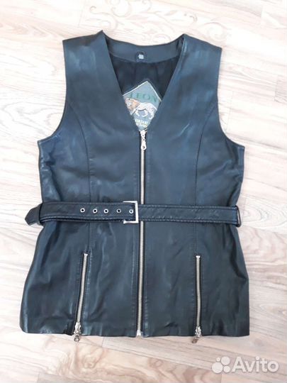 Жилет женский Турция натурал. кожа размер 44-46